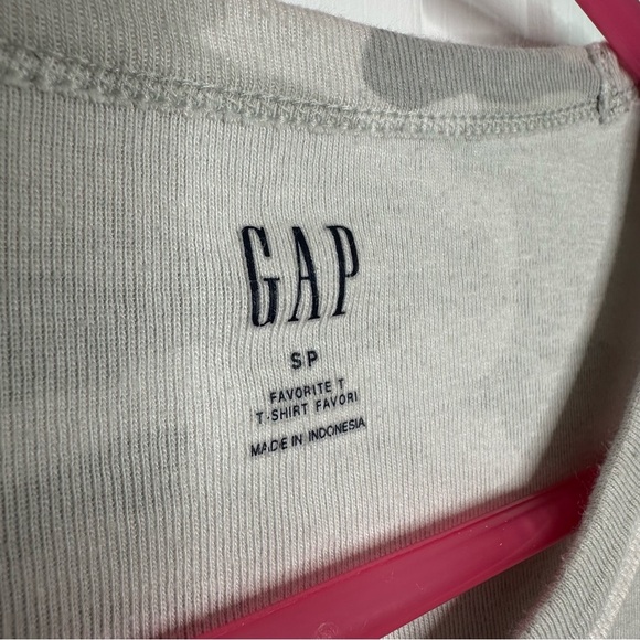 GAP Favourite Camo Shirt Long Sleeved Grey & White Size Small - Picture 6 of 16